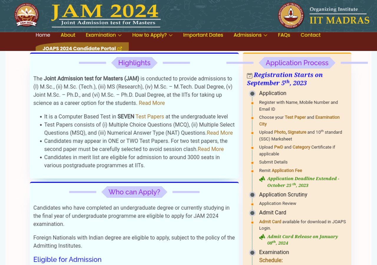 IIT JAM 2024 Result Scorecard, Merit List, and How to Check