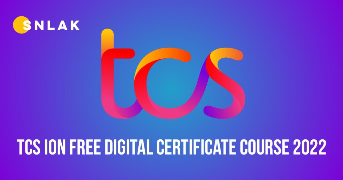 TCS ION Free Digital Course Program for Jobs 2023 (Apply Online Link)